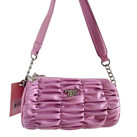 Juicy Couture Run The World Barrel Shoulder Bag Fondant Pink - Picture 1 of 5